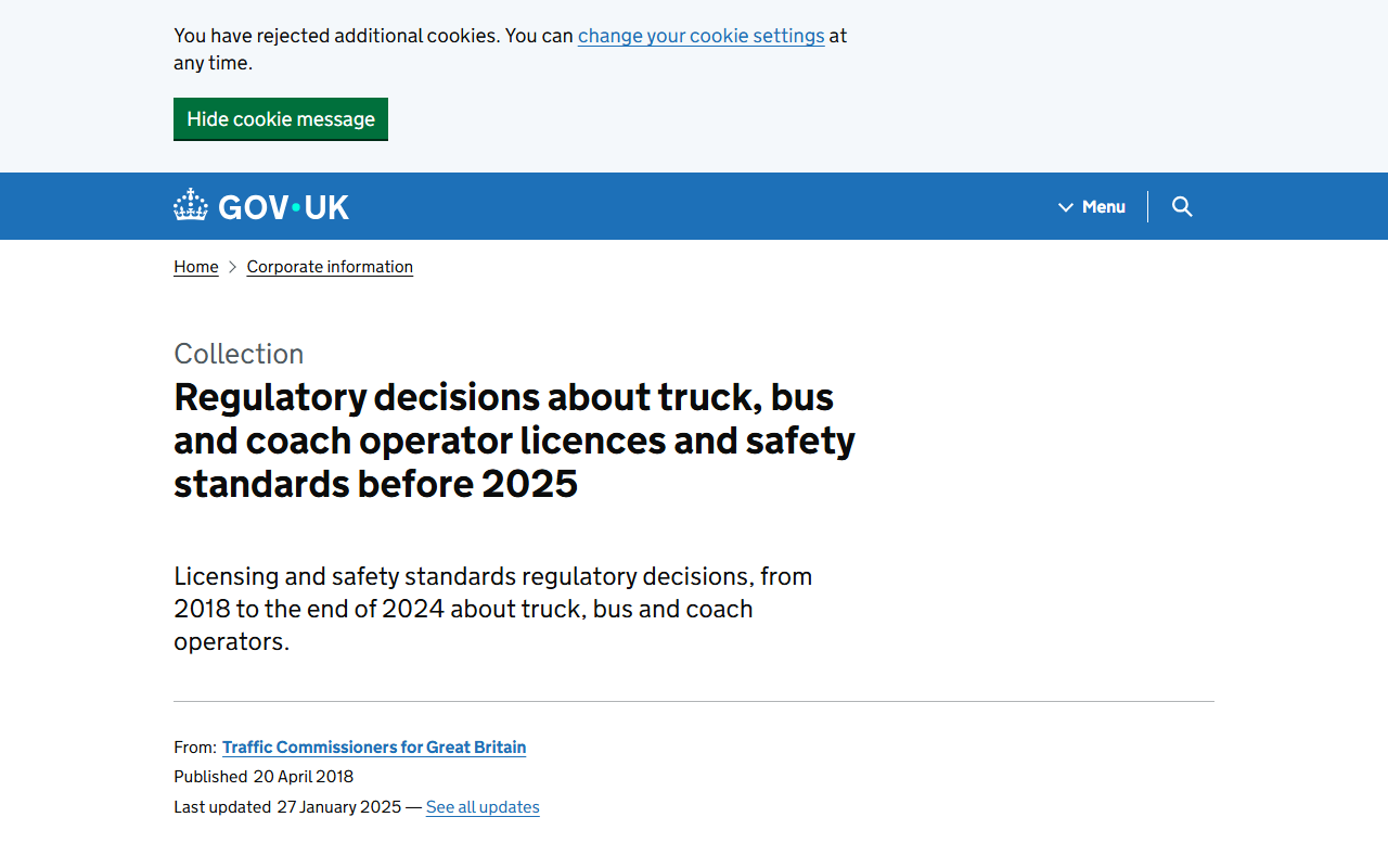 Nuttalls Coaches website screenshot showing their bus services and timetable information